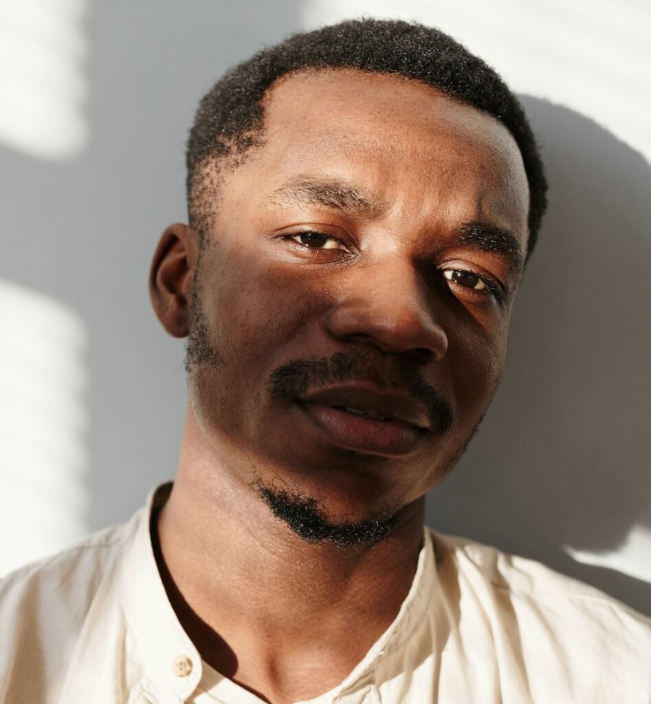 Portrait of handsome African man